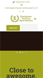 Mobile Screenshot of evergreencampusapts.com